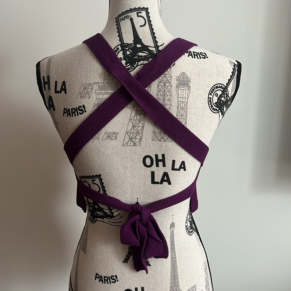 Crochet crop top ari size small - Picture 2 of 2